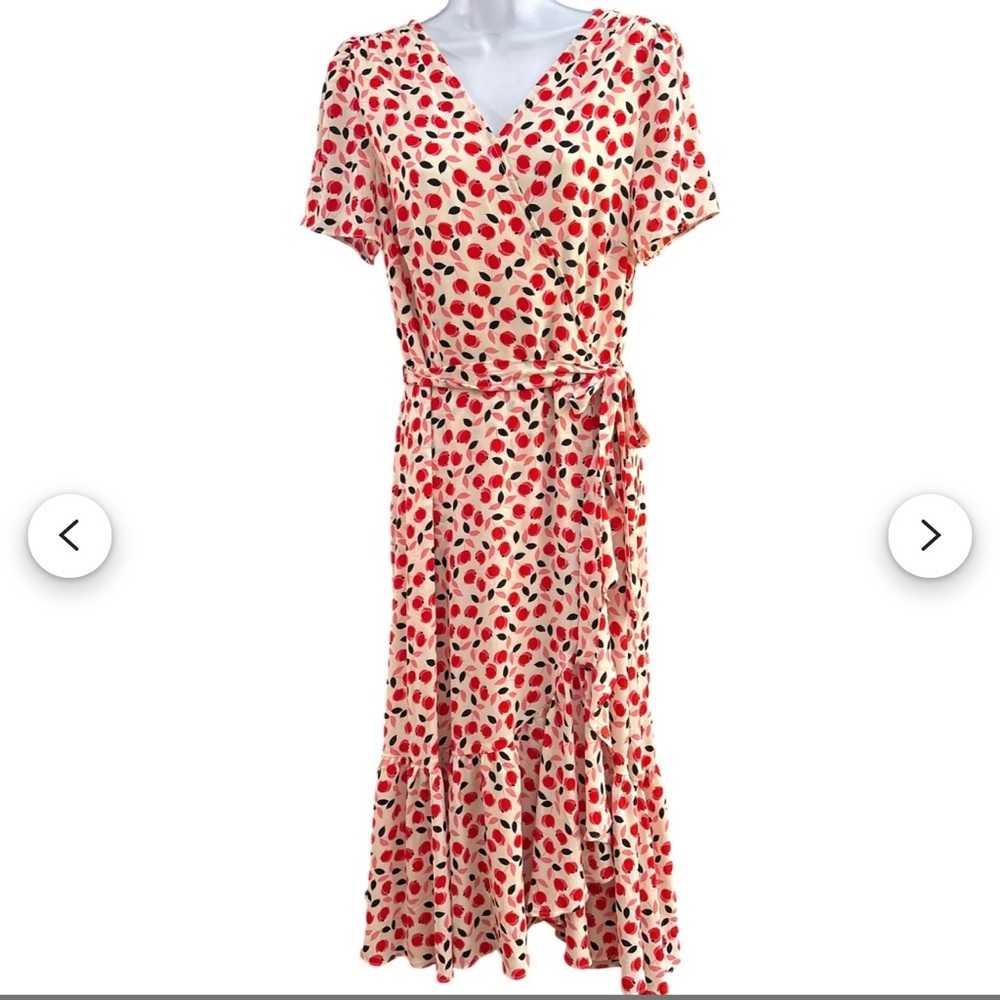 NWT Talbot’s Red Floral Dress